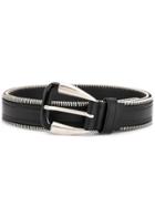Just Cavalli Zipper-edge Belt - Black