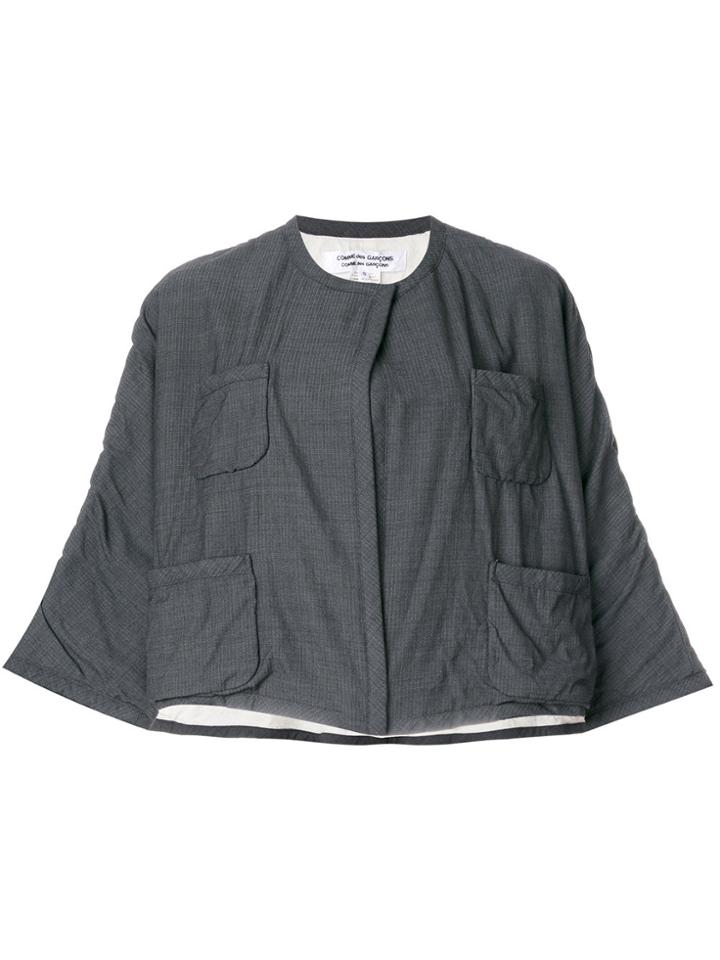 Comme Des Garçons Comme Des Garçons Cropped Jacket - Grey