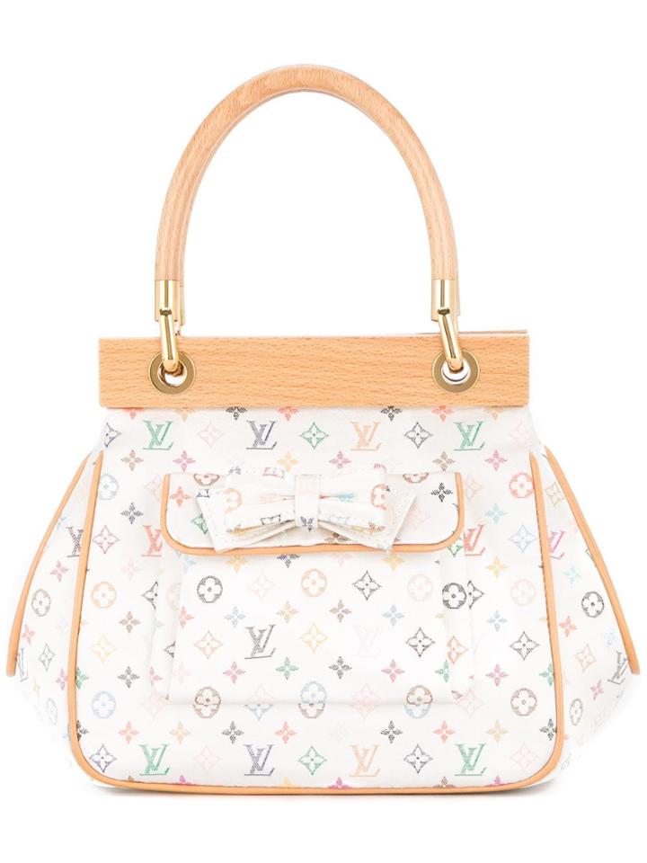 Louis Vuitton Vintage Abelia Hand Bag - White