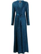 Missoni Metallic Long Dress - Blue
