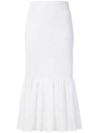 Calvin Klein 205w39nyc Smocked Skirt - White