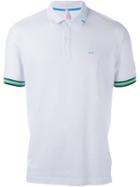 Sun 68 Stripe Placket Polo Shirt