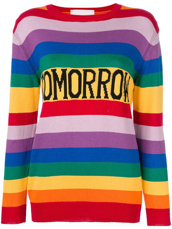 Alberta Ferretti Tomorrow Rainbow Sweater - Multicolour