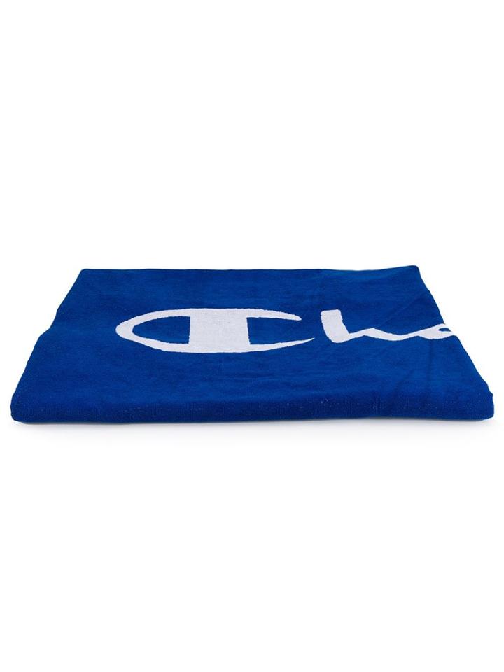 Champion Logo Print Towel - Blue