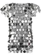 Paco Rabanne Ring Appliqué Top - Metallic