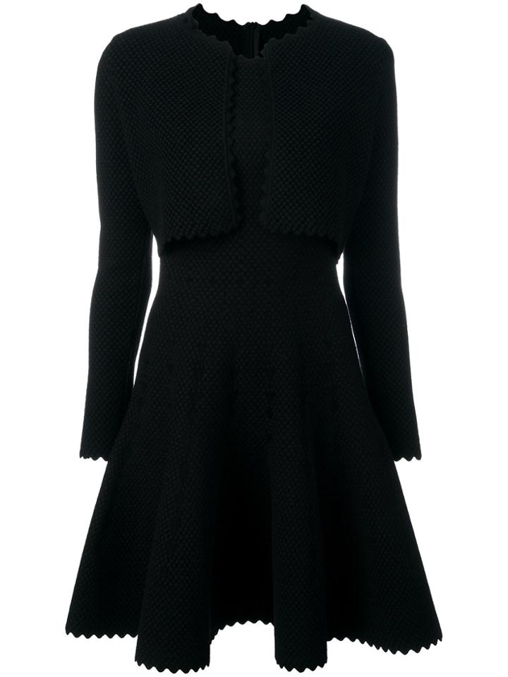Alaïa Vintage Bolero Flared Dress - Black
