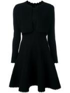 Alaïa Vintage Bolero Flared Dress - Black