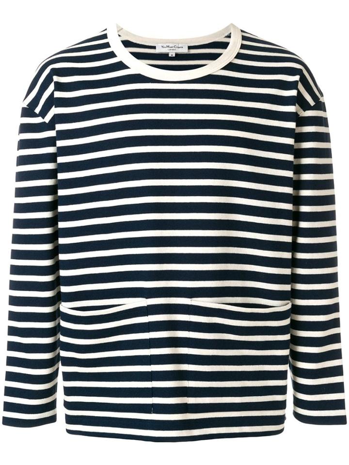 Ymc Striped Jumper - Nude & Neutrals
