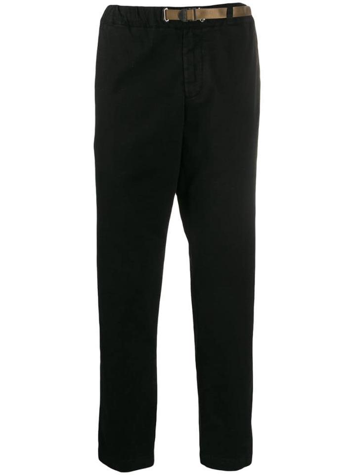 White Sand Adjustable Waist Trousers - Black