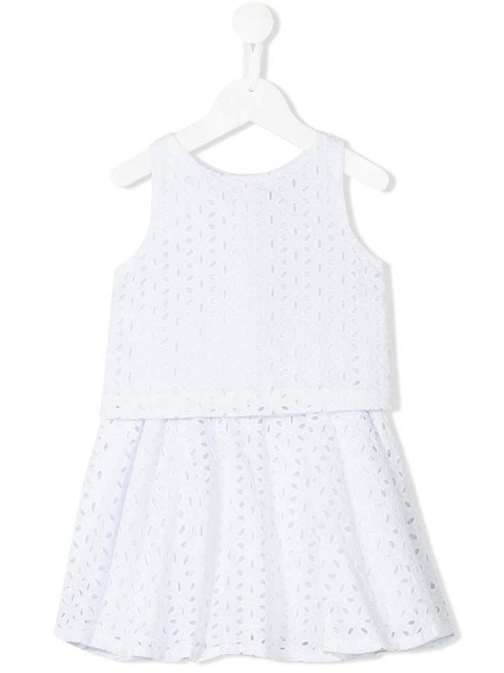 Ralph Lauren Kids - Embroidered Short Set - Kids - Cotton - 12 Yrs, White