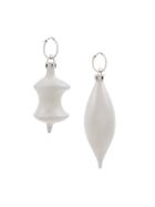 Balenciaga December Pendant Earrings - Metallic