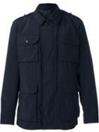 Moncler Pocketed Windbreaker Jacket, Men's, Size: 4, Blue, Polyamide/polyester