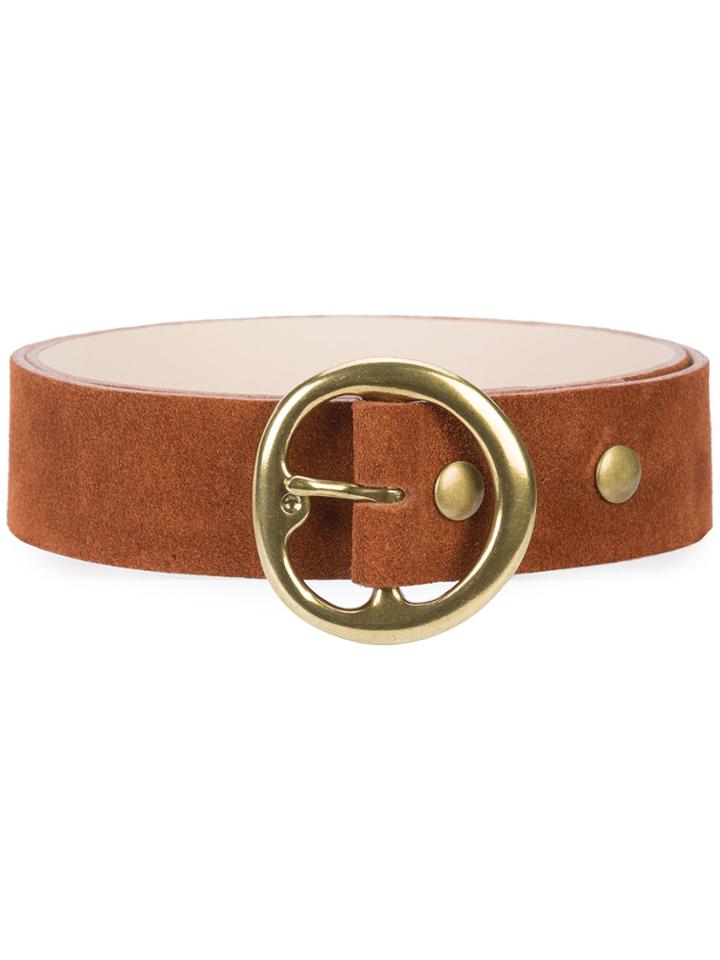 B-low The Belt Round Buckle Belt - Brown