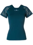 Adidas By Stella Mccartney Open Back Training T-shirt - Blue