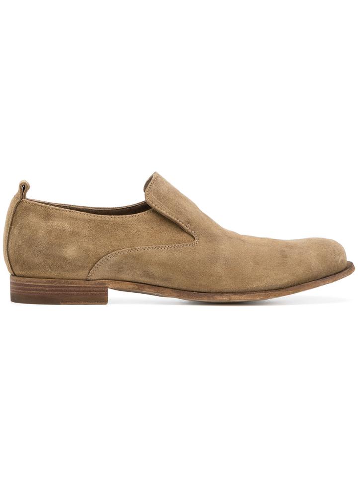 Officine Creative Smooth Slip-on Loafers - Nude & Neutrals