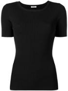 P.a.r.o.s.h. Fitted Ribbed T-shirt - Black