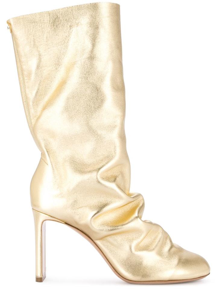 Nicholas Kirkwood Stiletto Heel Boots - Gold