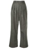 Strateas Carlucci Flared Cropped Trousers - Grey