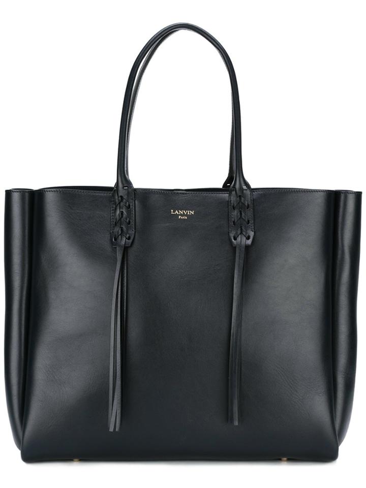 Lanvin Fringed Shopper Tote - Blue