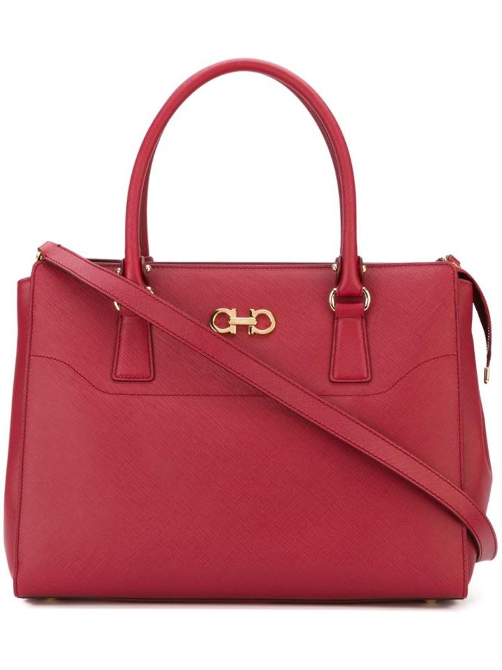 Salvatore Ferragamo 'beky' Tote, Women's, Red