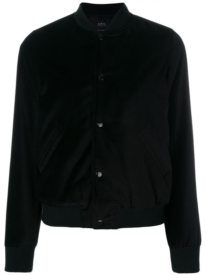 A.p.c. Afternoon Varsity Jacket - Black