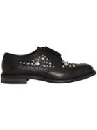 Burberry Embellished Oxfords - Black