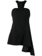 Givenchy Asymmetric Ruffled Top - Black