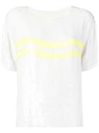 P.a.r.o.s.h. Sequin Embellished T-shirt - White