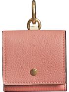 Burberry Small Square Leather Coin Case Charm - Pink & Purple