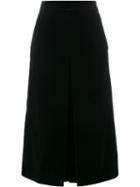 Saint Laurent Velour Culottes, Women's, Size: 36, Black, Silk/cotton