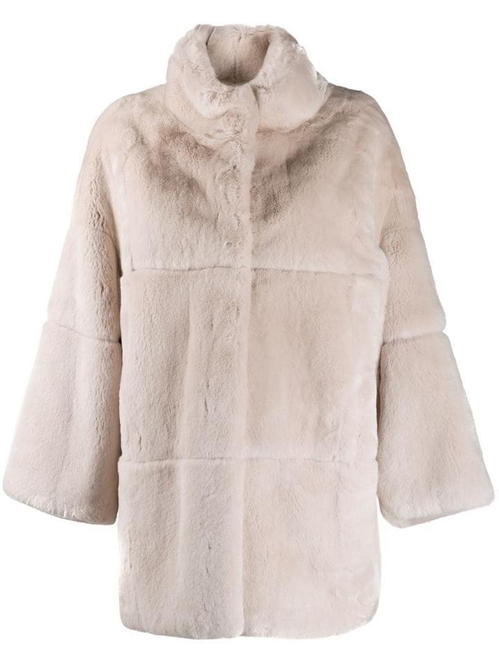 S.w.o.r.d 6.6.44 Quilted Button-up Coat - Pink