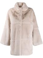 S.w.o.r.d 6.6.44 Quilted Button-up Coat - Pink