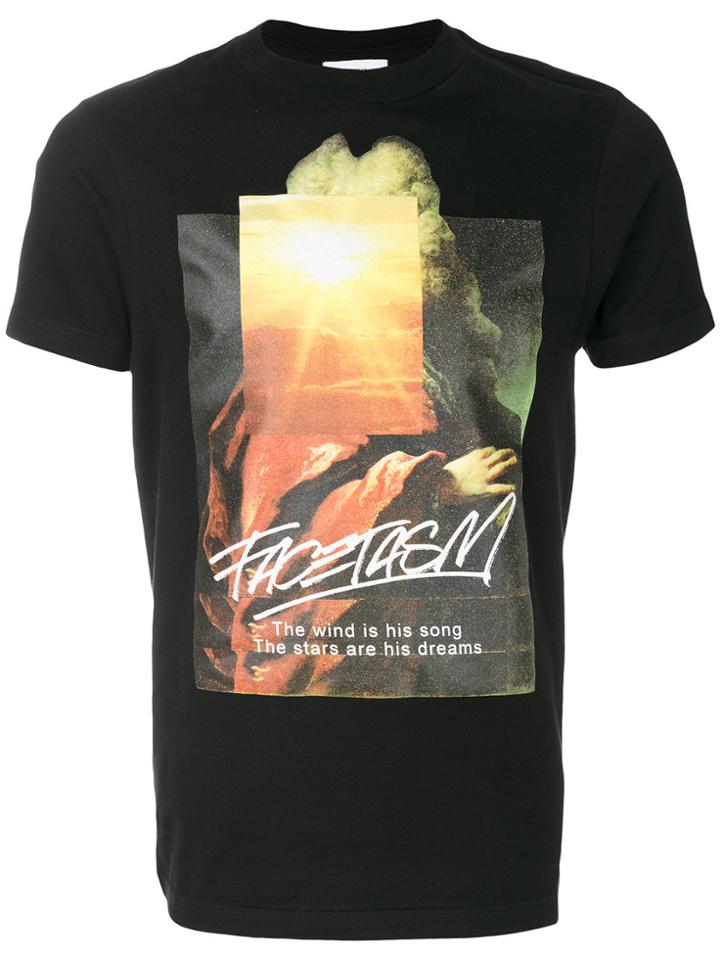 Facetasm Printed T-shirt - Black