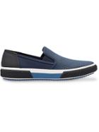 Prada Technical Mesh Paneled Sneakers - Blue
