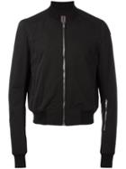 Rick Owens Drkshdw - Zipped Bomber Jacket - Men - Cotton/nylon - M, Black, Cotton/nylon