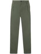 Kolor Turned Up Hem Trousers - Green
