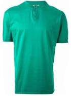 Versace Vintage Button Collar T-shirt