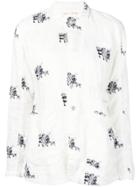 Aleksandr Manamïs Children Print Jacket - White