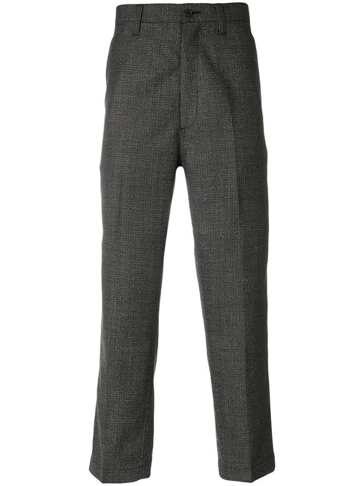 Junya Watanabe Comme Des Garçons Man Pleated Straight Leg Trousers -