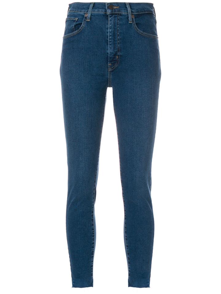 Levi's Skinny Cropped Jeans - Blue