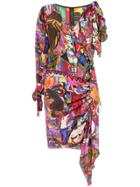 Romance Was Born Opal Goddess Bias Dress - Multicolour