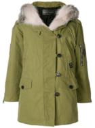 Ermanno Scervino Fur Trimmed Parka - Green