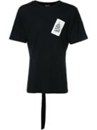 Ann Demeulemeester I Am Red With Love T-shirt, Men's, Size: Large, Black, Cotton