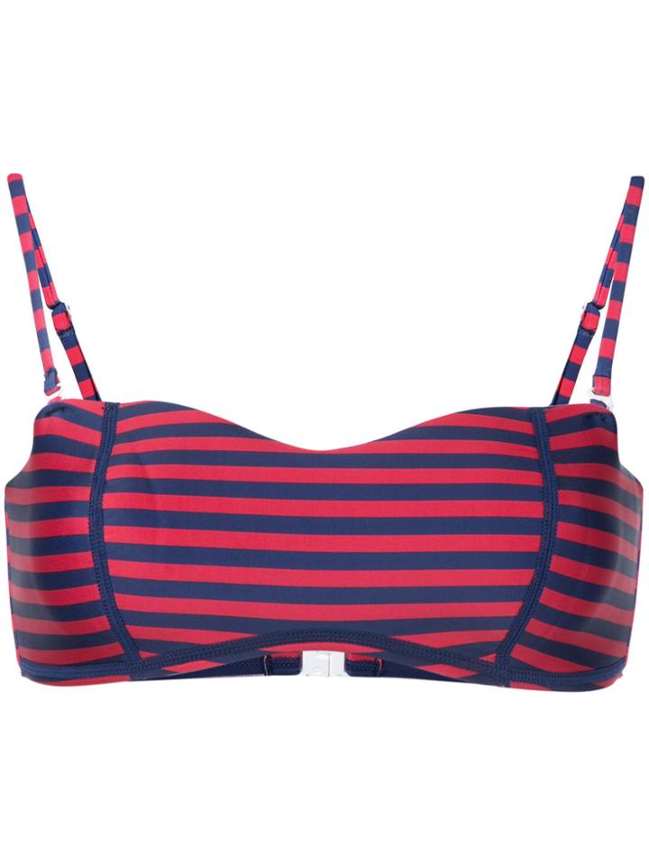 Duskii Kailua Bandeau Bikini Top - Red