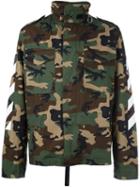 Off-white Camouflage Print Utility Jacket