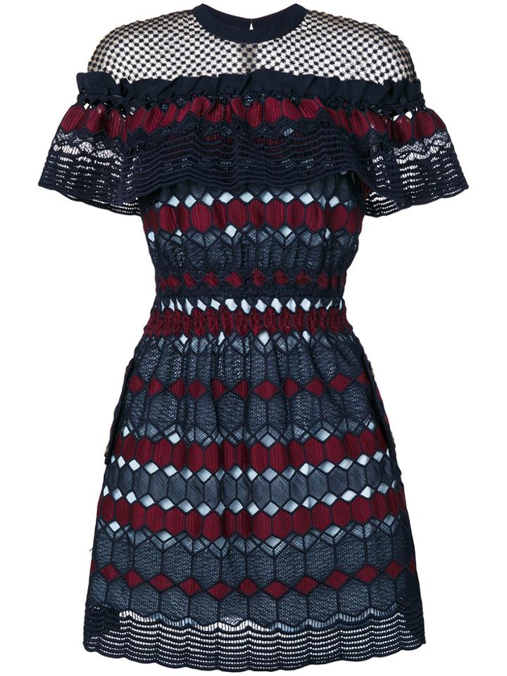Self-portrait Lace Hudson Dress - Multicolour