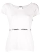 Chanel Pre-owned Cc Short Sleeve Tops - White