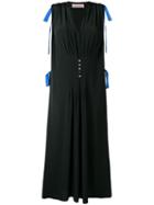 Marni Midi Pleated Dress - Black