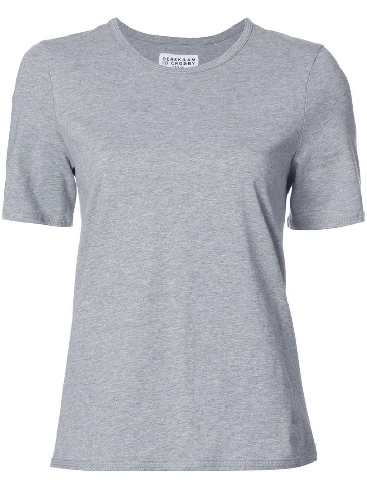 Derek Lam 10 Crosby - Short Sleeve T-shirt - Women - Cotton - M, Grey, Cotton