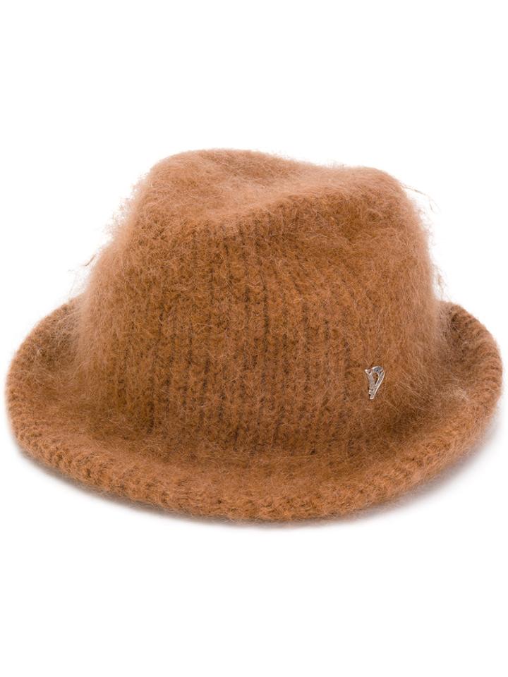 Dondup Furry Effect Hat - Brown
